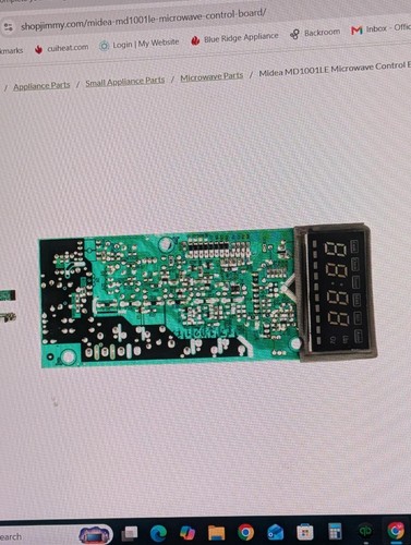 Md1001le micro wave control - md1001le,