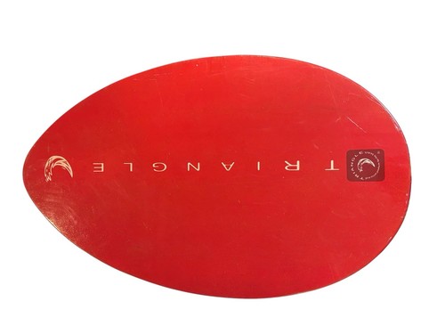 Triangle brand red oval - brand, wave